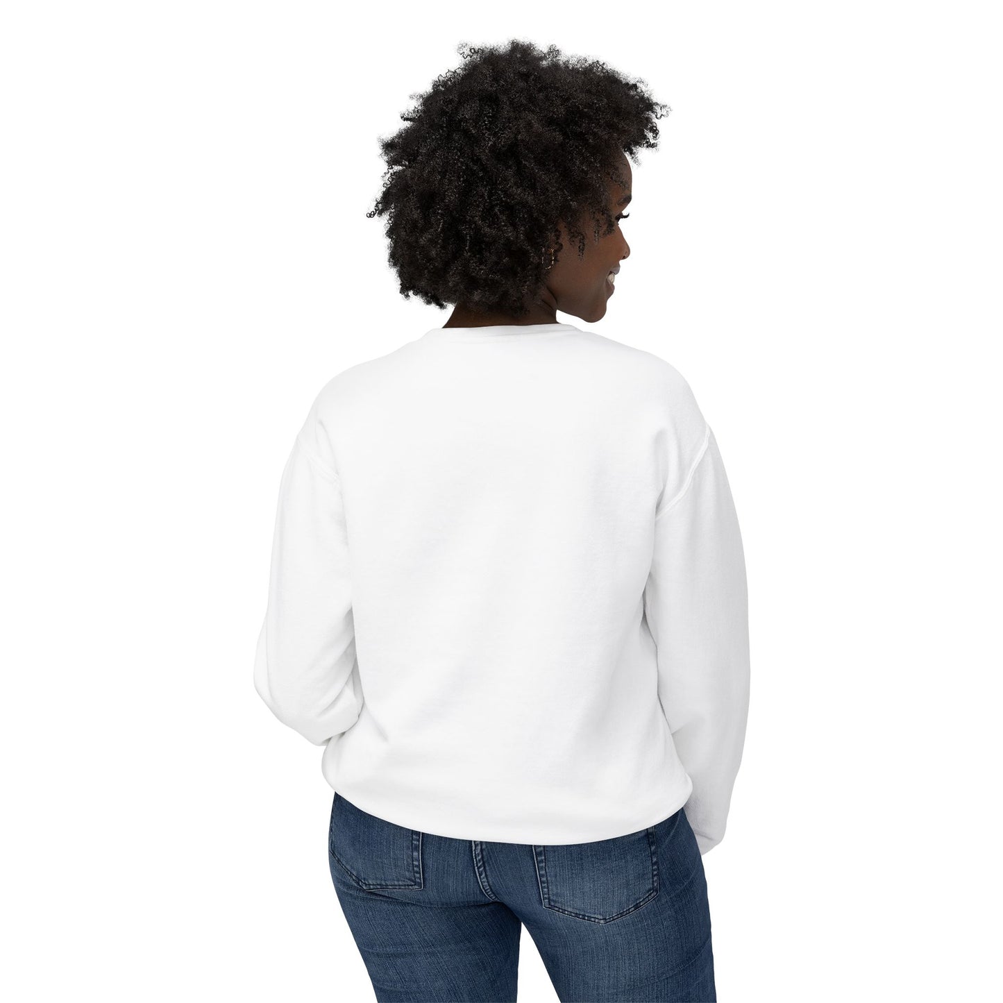 Crewneck Sweatshirt — Pastel Script 'Soul • Spirit • Gym • Health • Dog • Heart' Design