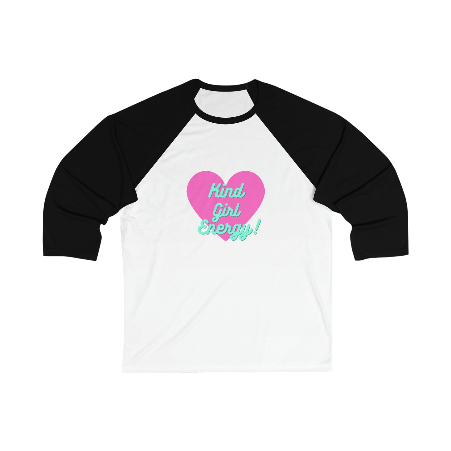 Kind Girl Energy Unisex 3\4 Sleeve Baseball Tee