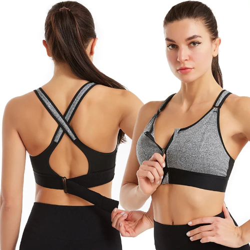 Shockproof Breathable Adjustable Cinching Bra